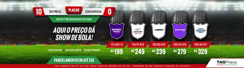 Ofertas de Pneus e Rodas em Taguatinga DF